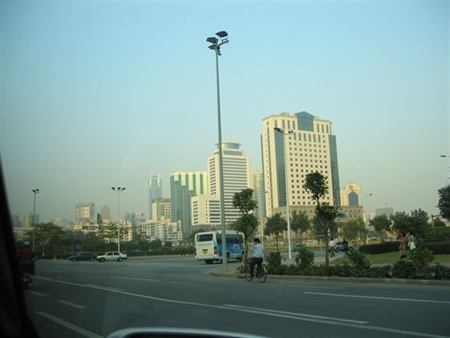 Aproaching Guangzhou City Centre