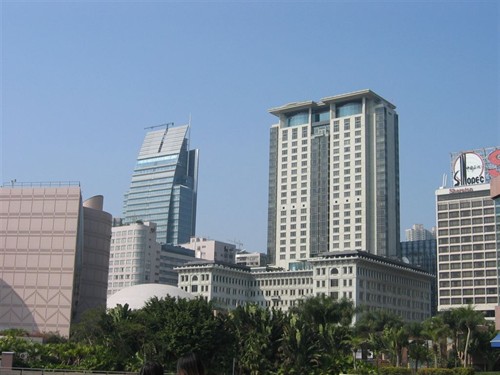 One Peking Road with the Peninsula Tower